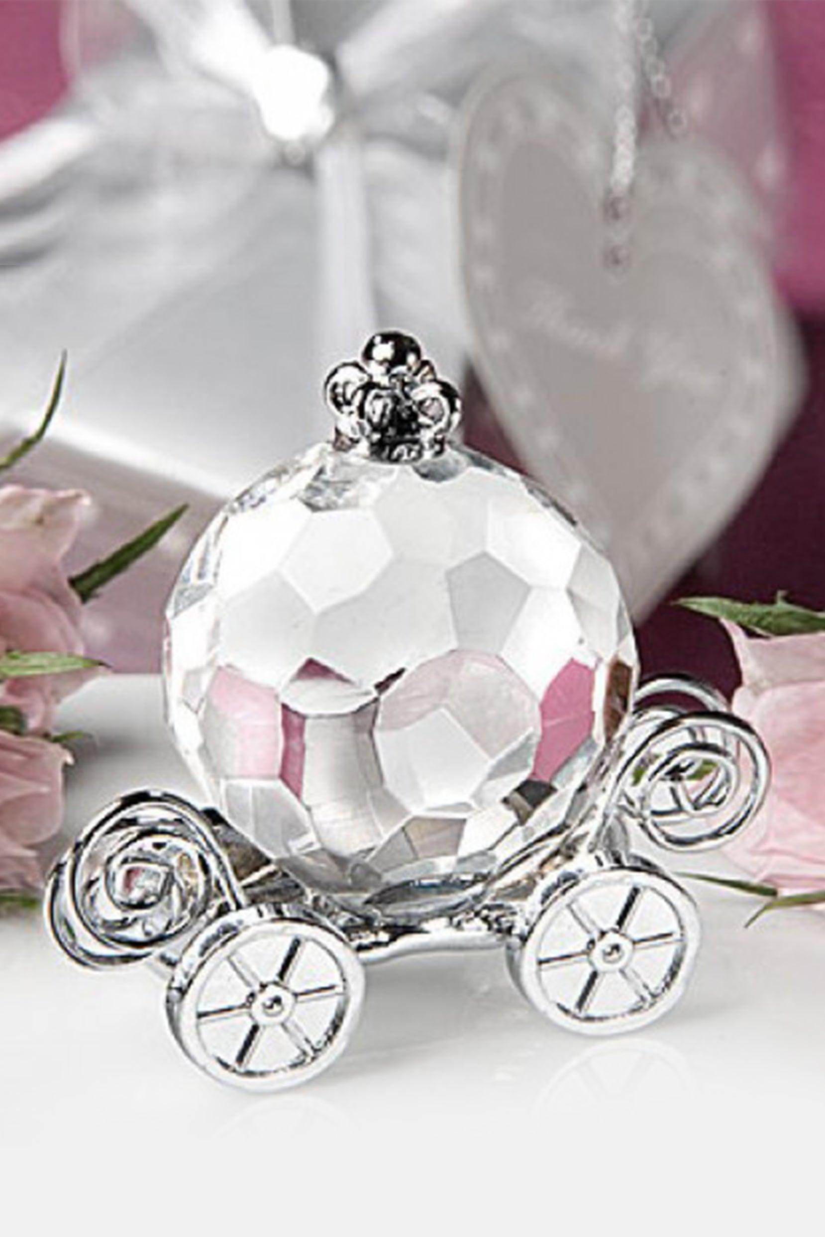 Crystal Cinderella Coach Baby Shower Favors CGF0155 (Set of 6 pcs) - COCOMELODY
